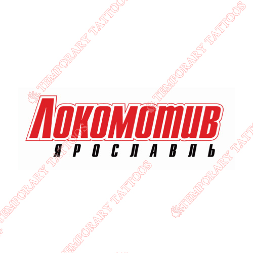 Lokomotiv Yaroslavl Customize Temporary Tattoos Stickers NO.7271